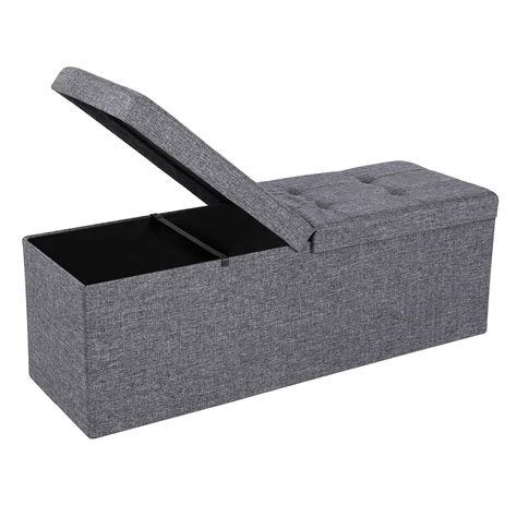 songmics lift top storage ottoman